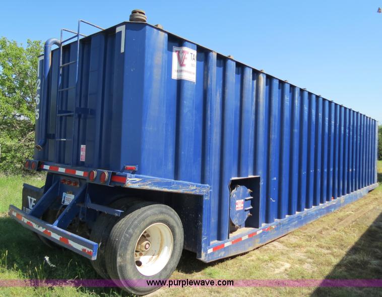 image for item B2363 2005 V.E. Enterprises flat top liquid storage/frac tank