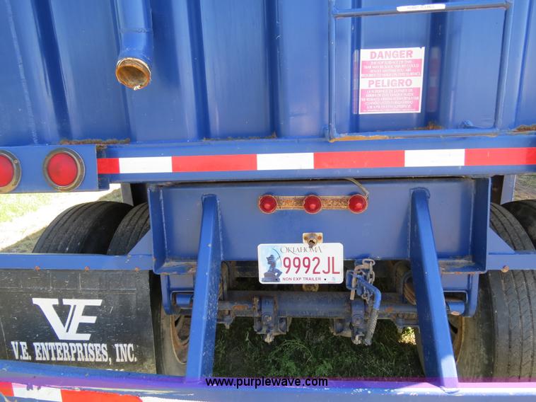 image for item B2363 2005 V.E. Enterprises flat top liquid storage/frac tank