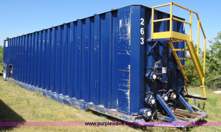 image for item B2364 2005 V.E. Enterprises flat top liquid storage/frac tank