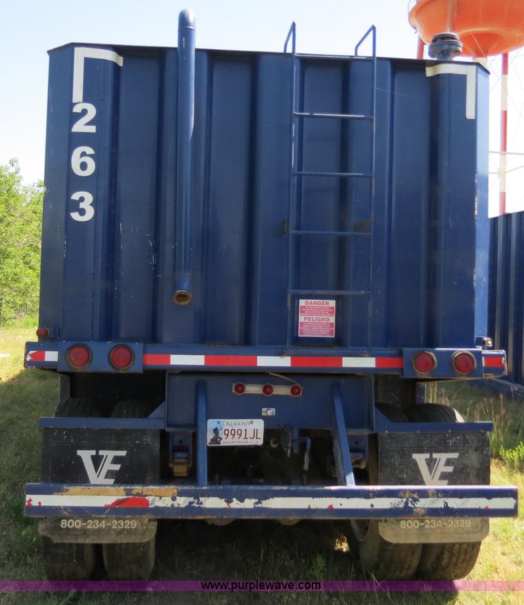 image for item B2364 2005 V.E. Enterprises flat top liquid storage/frac tank