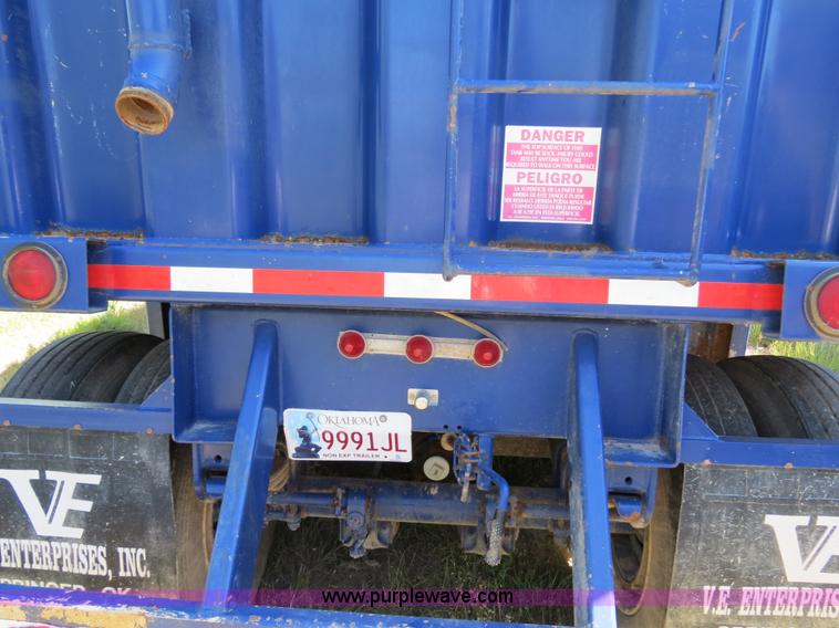 image for item B2364 2005 V.E. Enterprises flat top liquid storage/frac tank