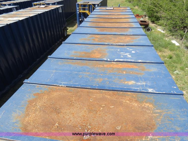 image for item B2364 2005 V.E. Enterprises flat top liquid storage/frac tank