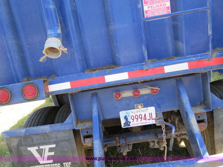 image for item B2365 2005 V.E. Enterprises flat top liquid storage/frac tank