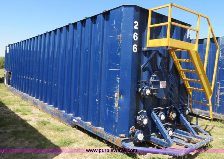 image for item B2366 2005 V.E. Enterprises flat top liquid storage/frac tank