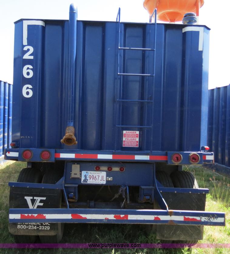 image for item B2366 2005 V.E. Enterprises flat top liquid storage/frac tank