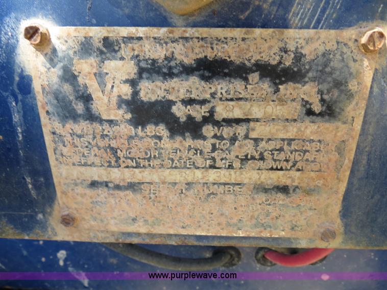 image for item B2366 2005 V.E. Enterprises flat top liquid storage/frac tank