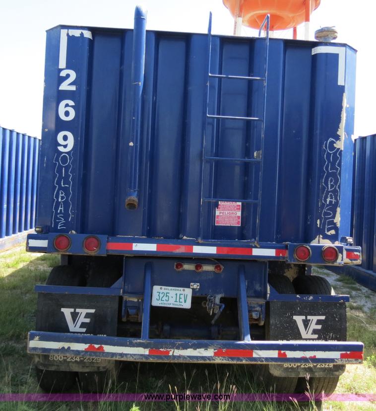 image for item B2367 2005 V.E. Enterprises flat top liquid storage/frac tank