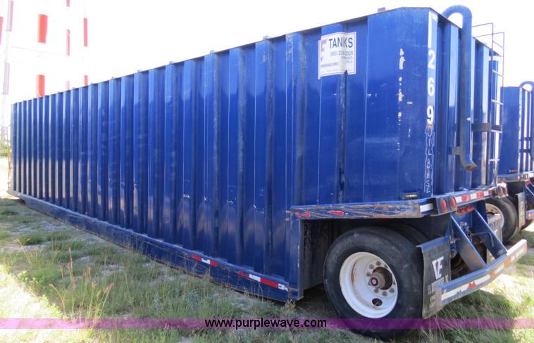 image for item B2367 2005 V.E. Enterprises flat top liquid storage/frac tank