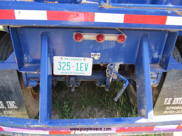 image for item B2367 2005 V.E. Enterprises flat top liquid storage/frac tank