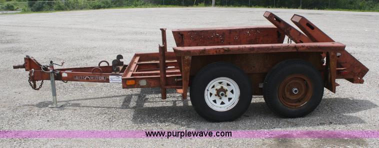 image for item B6683 1978 Ditch Witch T6 tandem axle trailer