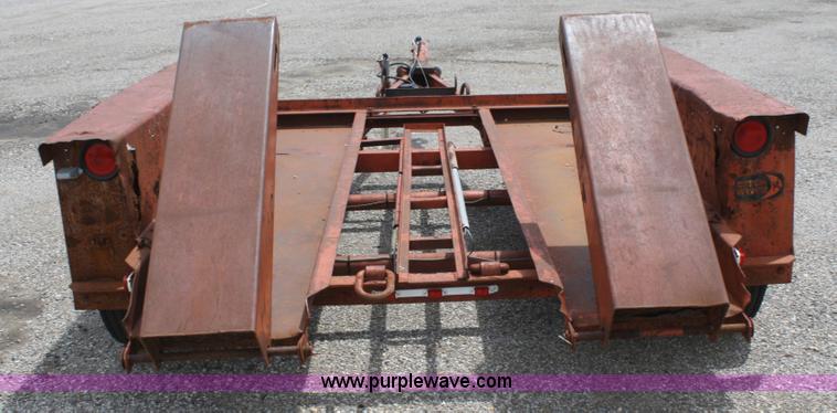 image for item B6683 1978 Ditch Witch T6 tandem axle trailer
