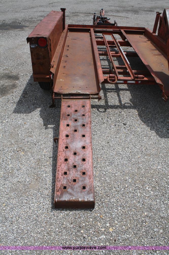 image for item B6683 1978 Ditch Witch T6 tandem axle trailer