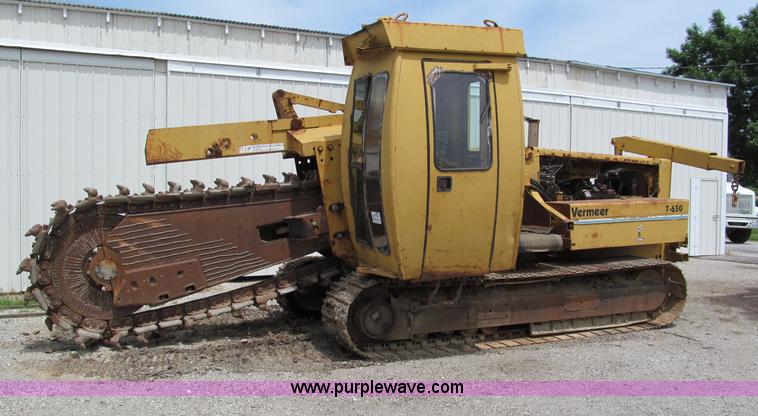 image for item C2146 1988 Vermeer T650 trencher