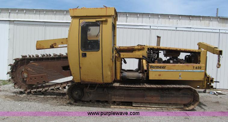 image for item C2146 1988 Vermeer T650 trencher
