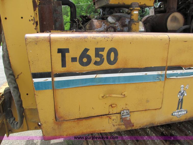 image for item C2146 1988 Vermeer T650 trencher