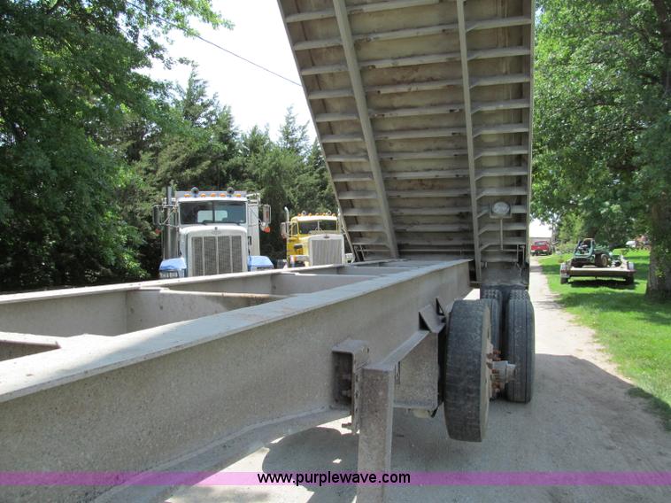 image for item C2169 1978 Copcow triple axle end dump trailer