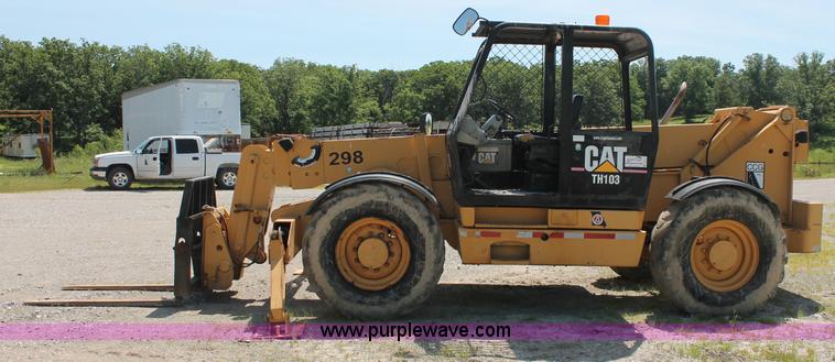 image for item C2511 2000 Caterpillar TH103 telehandler