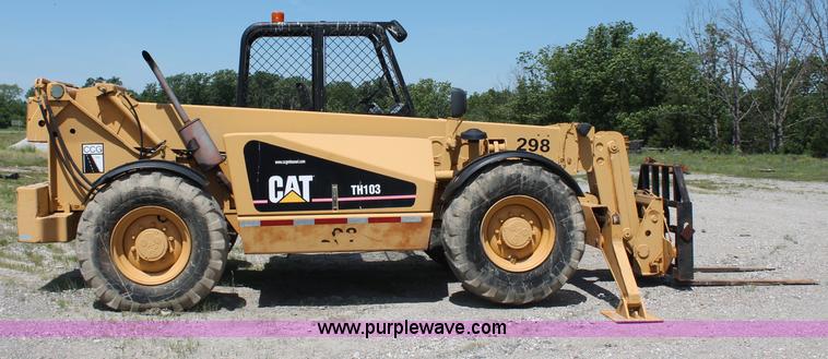 image for item C2511 2000 Caterpillar TH103 telehandler