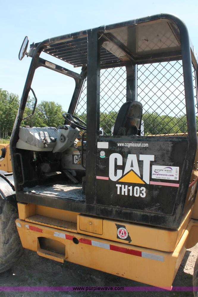 image for item C2511 2000 Caterpillar TH103 telehandler