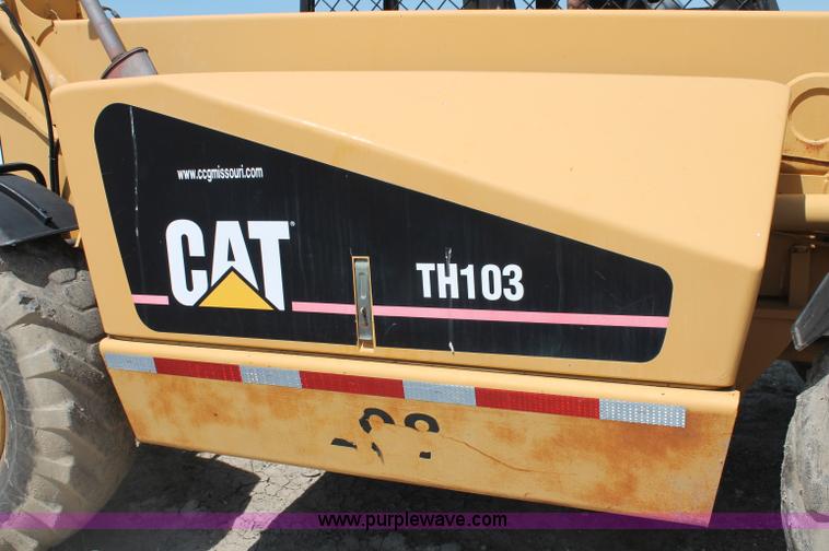 image for item C2511 2000 Caterpillar TH103 telehandler