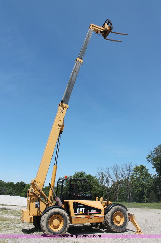 image for item C2511 2000 Caterpillar TH103 telehandler