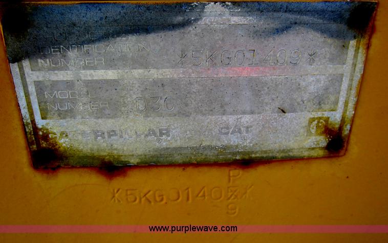 image for item D5541 1989 Caterpillar D3C dozer