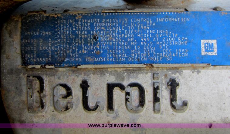 image for item D5548 1984 Kenworth W900 dump truck