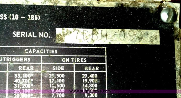 image for item D7934 1970 Link-Belt  HC-78B crane