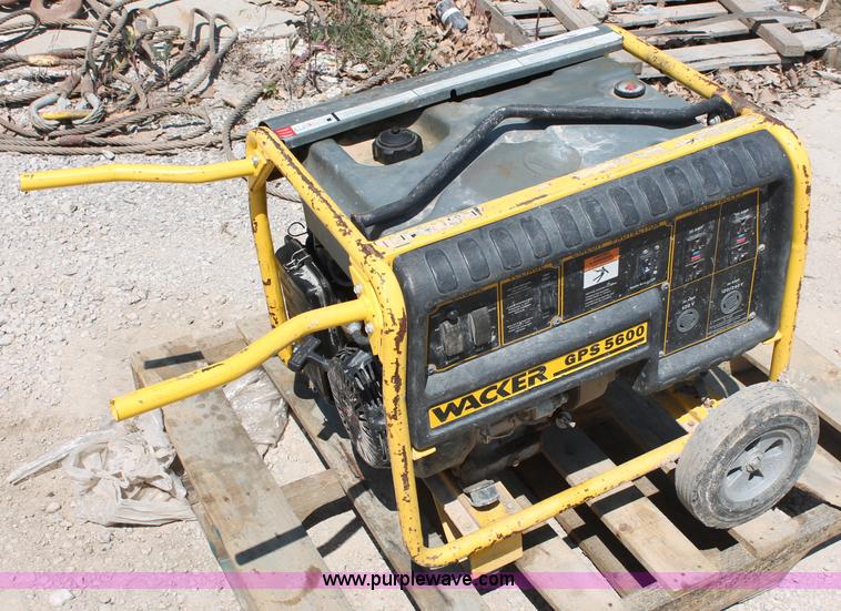 image for item L9794 Wacker GPS 5600 generator
