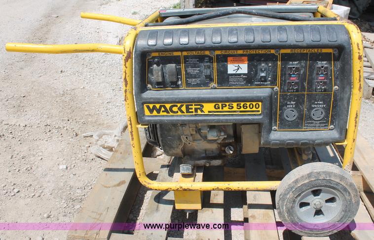 image for item L9794 Wacker GPS 5600 generator