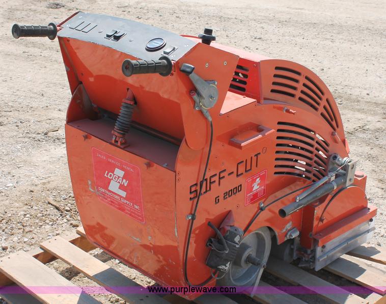 image for item L9796 Soff-Cut G2000 walk behind self-propelled concrete saw