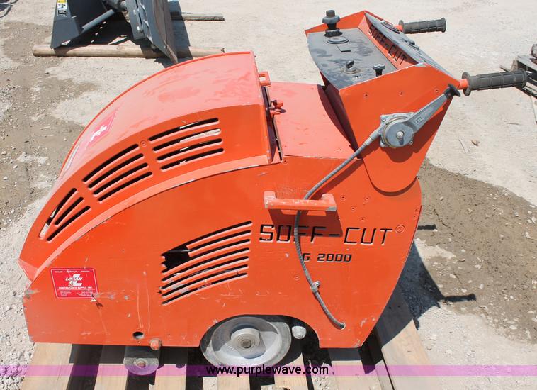 image for item L9796 Soff-Cut G2000 walk behind self-propelled concrete saw