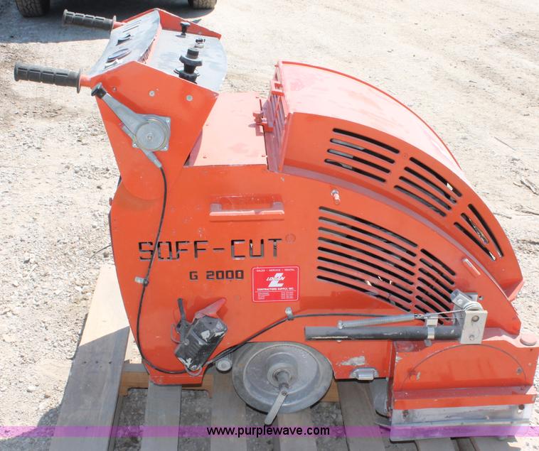 image for item L9796 Soff-Cut G2000 walk behind self-propelled concrete saw