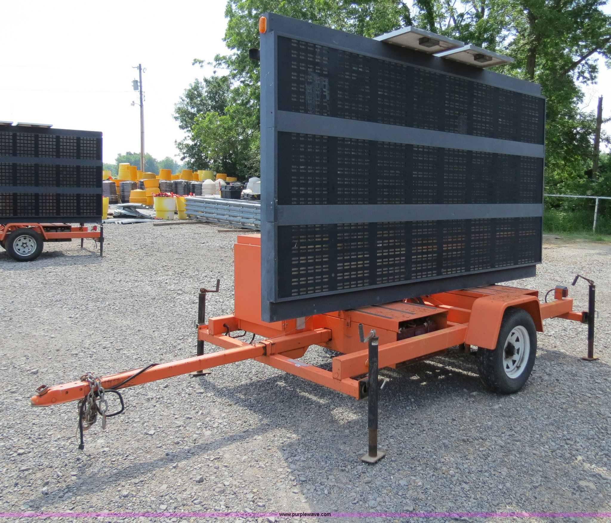 2001 AMSIG CMST331 portable message board in Muskogee, OK Item B2371 sold Purple Wave