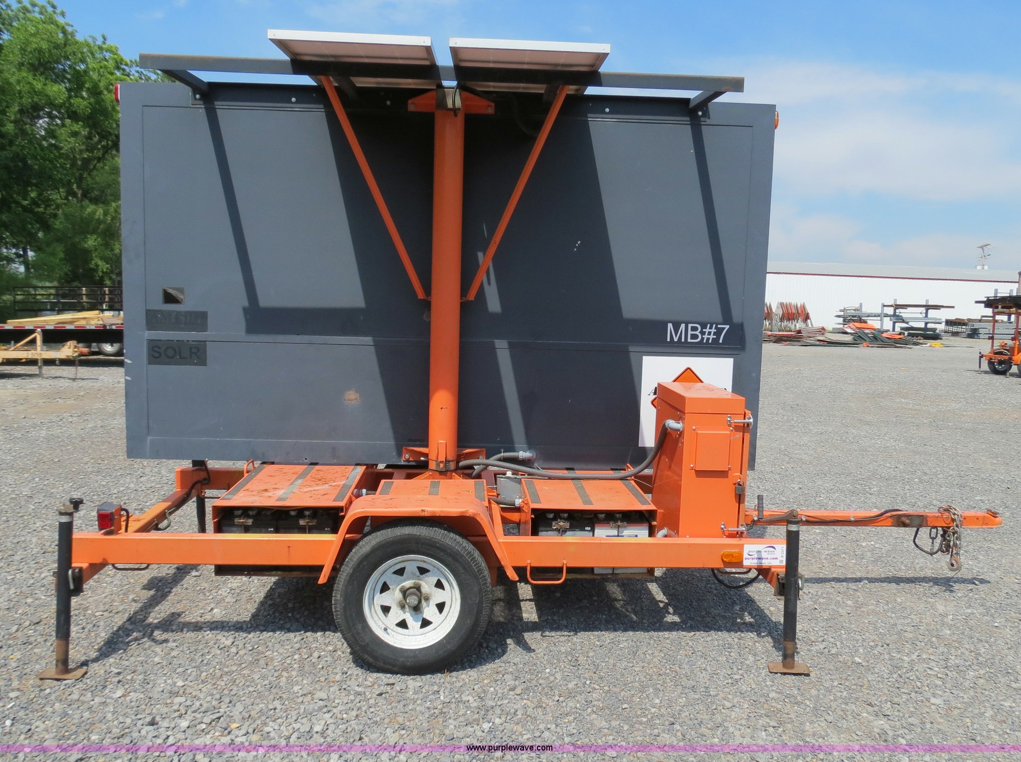 2001 AMSIG CMST331 portable message board in Muskogee, OK Item B2371 sold Purple Wave