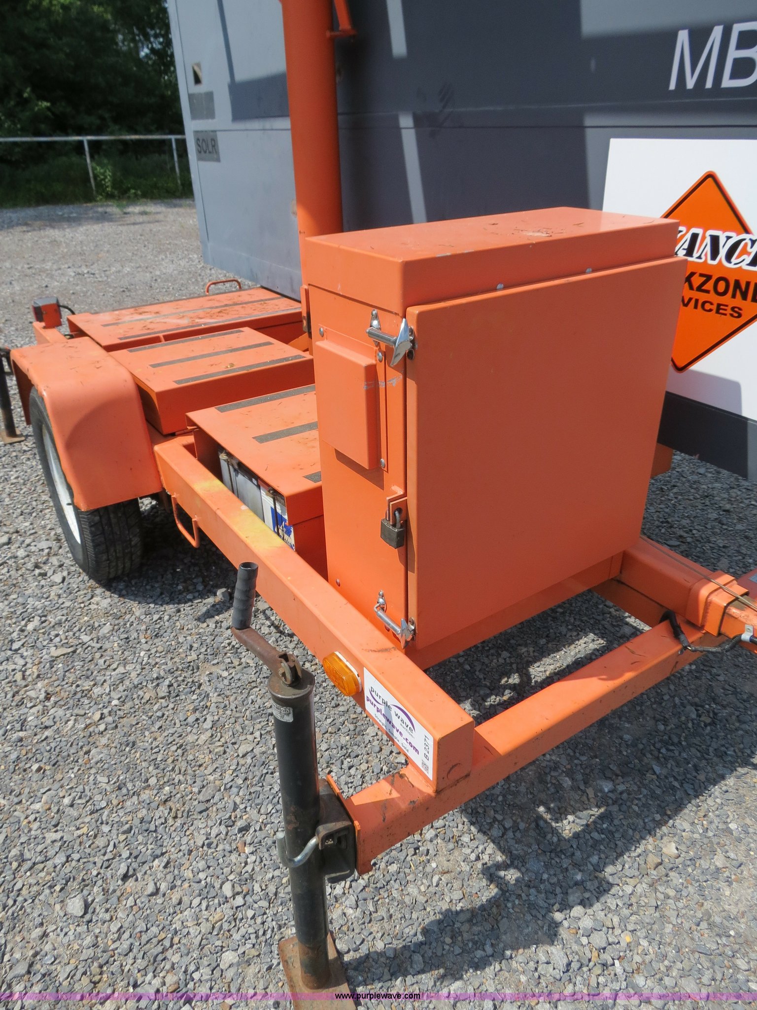 2001 AMSIG CMST331 portable message board in Muskogee, OK Item B2371 sold Purple Wave