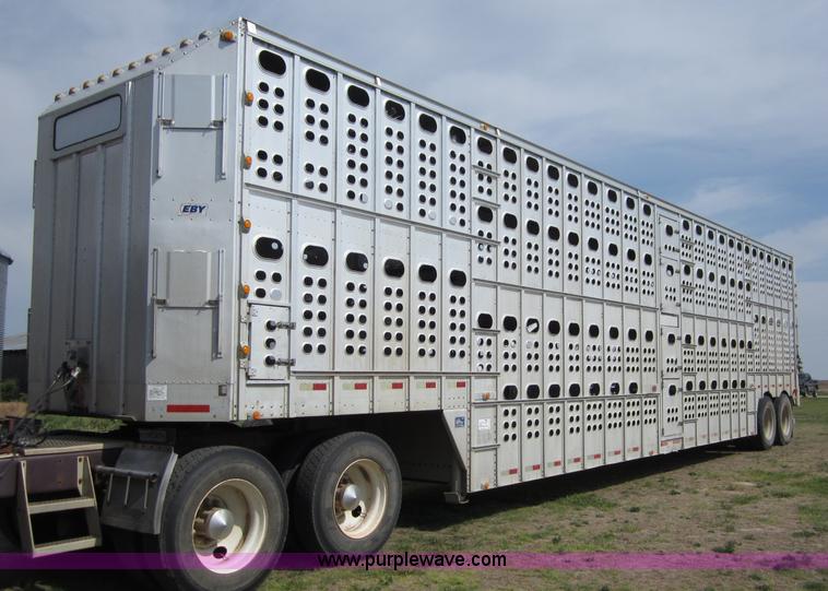 image for item A3881 2000 Eby 50' livestock trailer