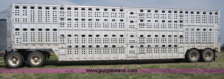 image for item A3881 2000 Eby 50' livestock trailer