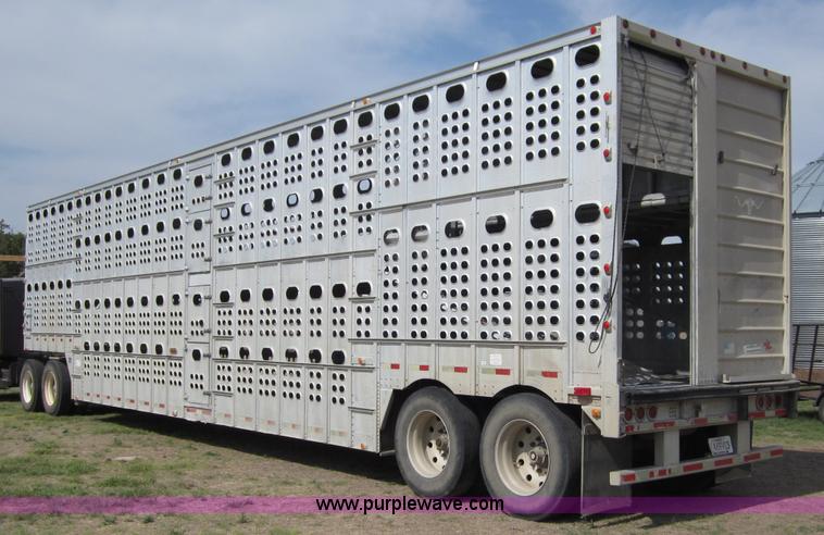 image for item A3881 2000 Eby 50' livestock trailer