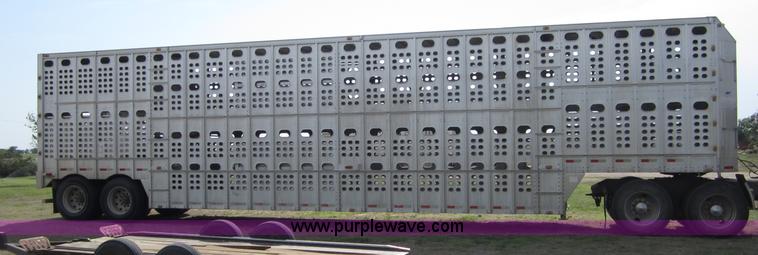 image for item A3881 2000 Eby 50' livestock trailer