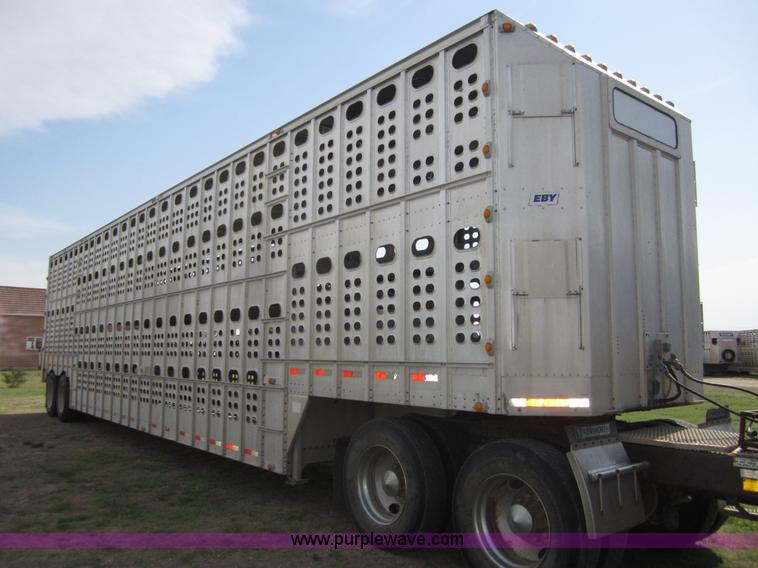 image for item A3881 2000 Eby 50' livestock trailer