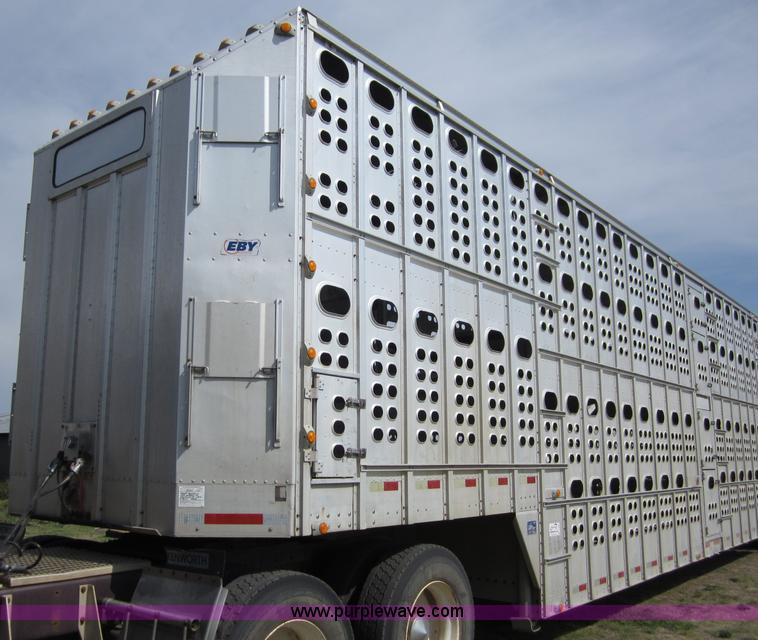 image for item A3881 2000 Eby 50' livestock trailer