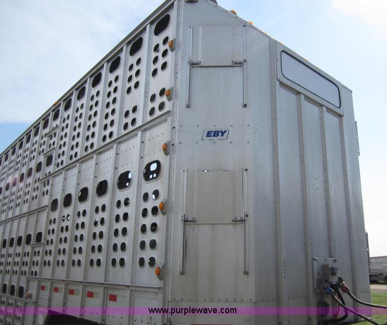 image for item A3881 2000 Eby 50' livestock trailer
