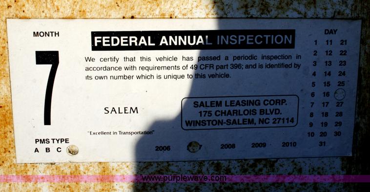 image for item A4934 1995 Trailmobile semi trailer