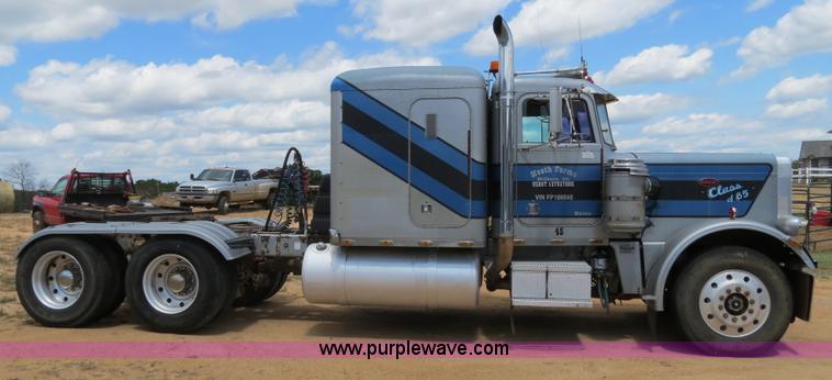 image for item B2375 1985 Peterbilt 359 semi truck