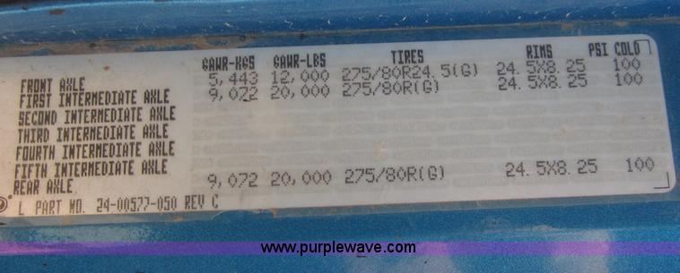 image for item C2535 1997 Freightliner FLD120 semi truck