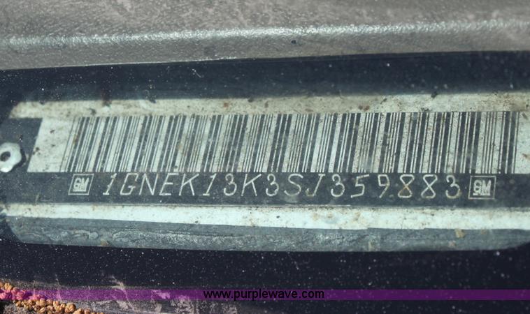 image for item D5136 1995 Chevrolet Tahoe SUV