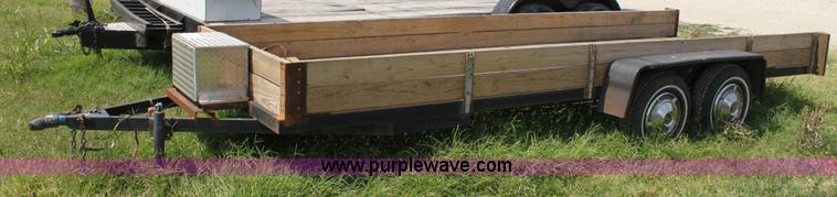 image for item D5174 16' tandem axle trailer