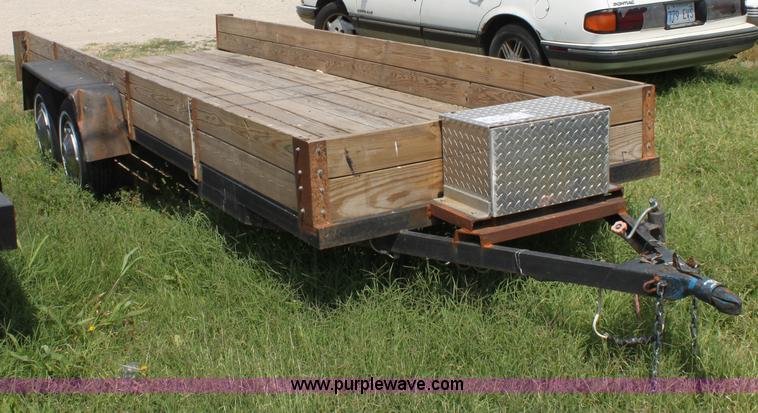 image for item D5174 16' tandem axle trailer