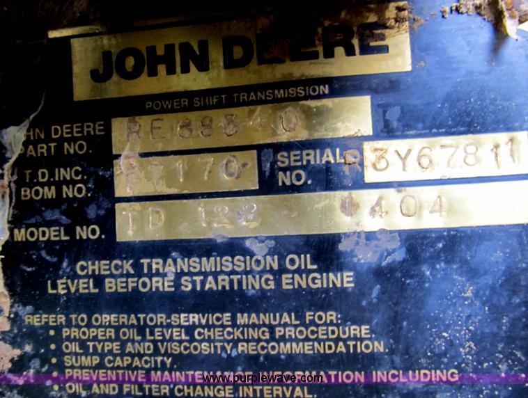 image for item B2719 1997 John Deere 9400 4WD tractor